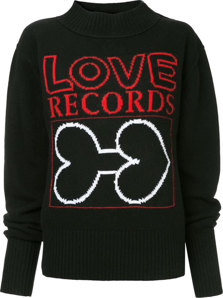 Aalto Love Records Turtle Neck Sweater - Black