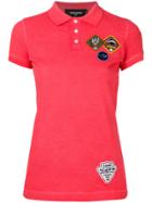 Dsquared2 Patch Polo T-shirt - Pink & Purple