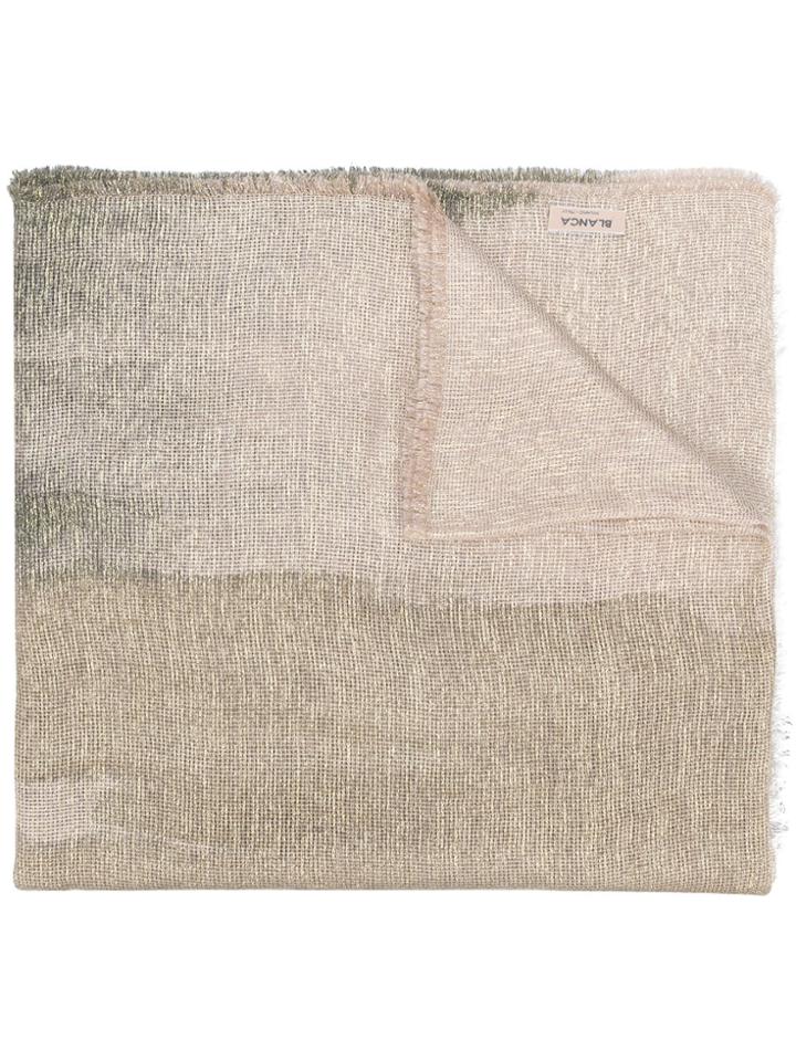 Blanca Wide Size Scarf - Metallic