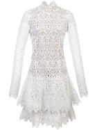 Jonathan Simkhai Lace Longsleeved Dress - White