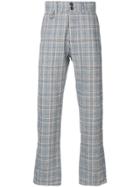Vivienne Westwood Anglomania Checked Trousers - Grey