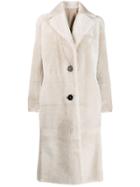 Antonelli Reversible Leather Coat - Neutrals