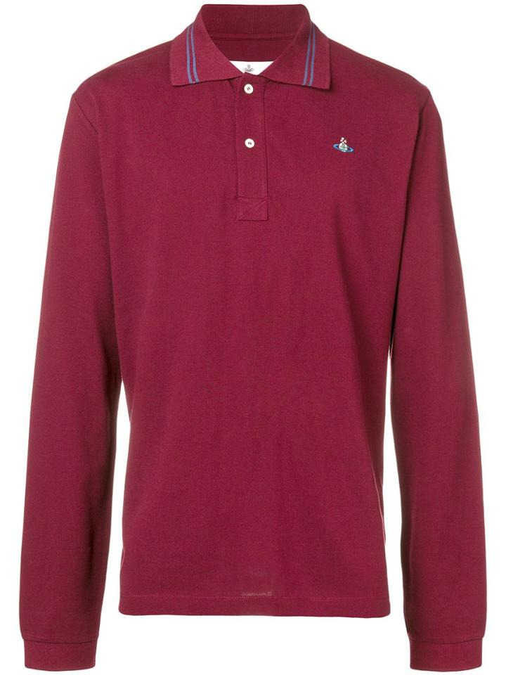 Vivienne Westwood Long-sleeve Polo Top - Red