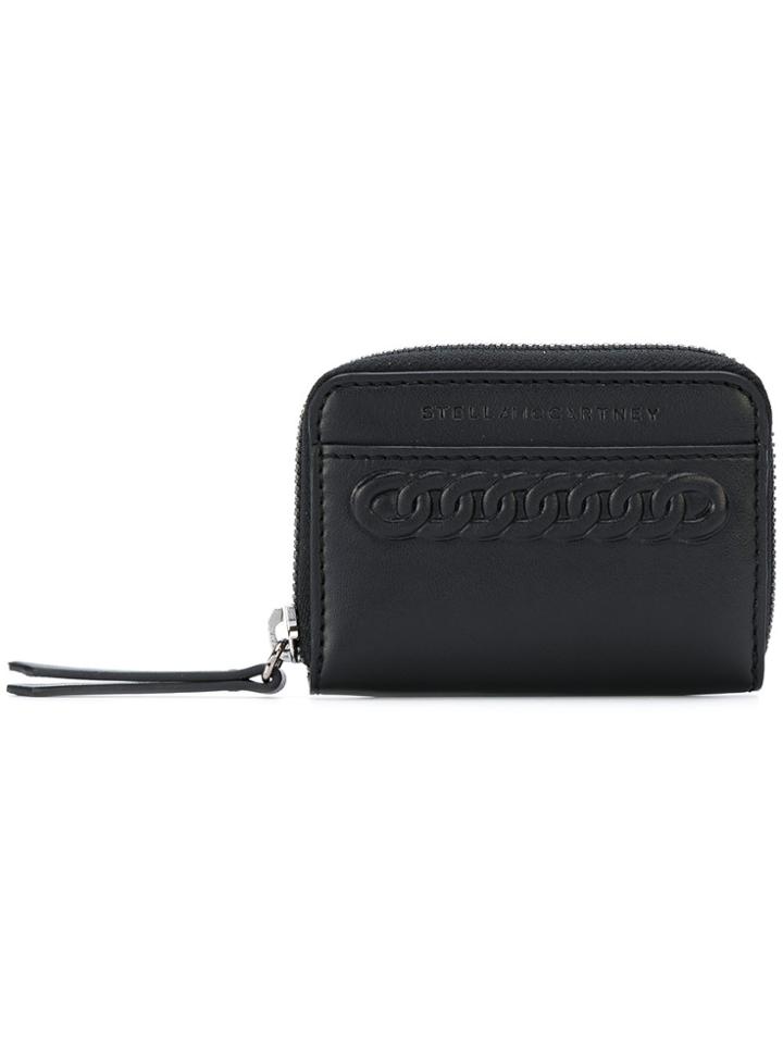 Stella Mccartney Falabella Embossed Coin Purse - Black