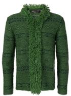 Comme Des Garçons Vintage 1999 Knitted Cardigan - Green
