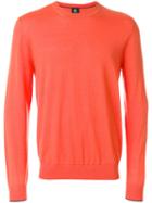 Ps By Paul Smith - Crew-neck Jumper - Men - Merino - S, Yellow/orange, Merino
