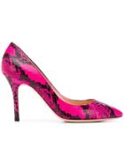 Emilio Pucci Fuchsia Elaphe Pumps - Pink