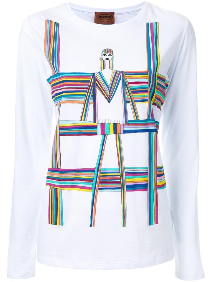 Missoni Printed Long-sleeved T-shirt