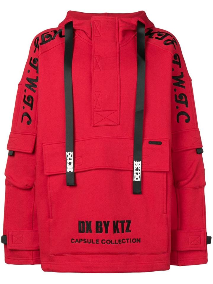 Ktz Embroidered Loose-fit Hoodie