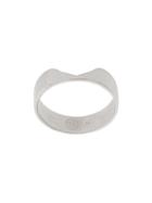 Maison Margiela Curved Band Ring - Silver