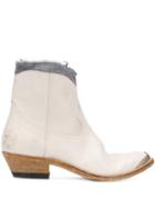 Golden Goose Western Pointed Boot - White