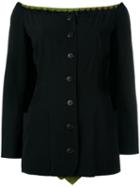 Jean Paul Gaultier Vintage Foulard Jacket, Women's, Size: Small, Black
