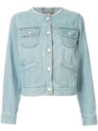 Tu Es Mon Trésor No Collar Jacket - Blue