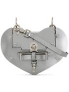 Niels Peeraer Heart Turn-lock Handbag - Metallic