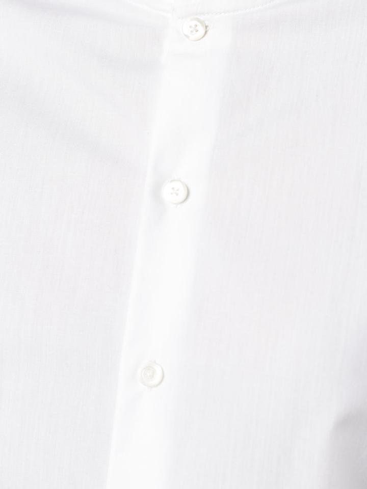 Marie Marot Frill-trimmed Diana Shirt, Women's, Size: Xs, White, Cotton