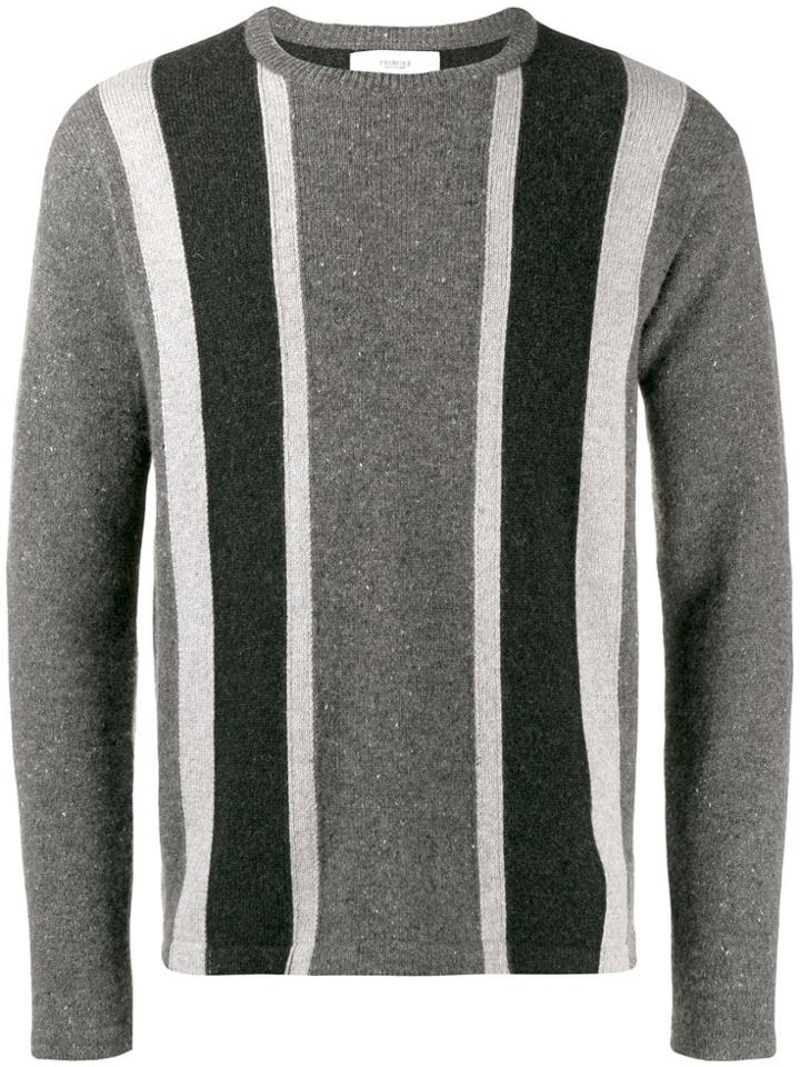 Pringle Of Scotland Stripe Print Jumper - Grey