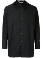 Comme Des Garçons Vintage Crochet Collar Shirt - Black