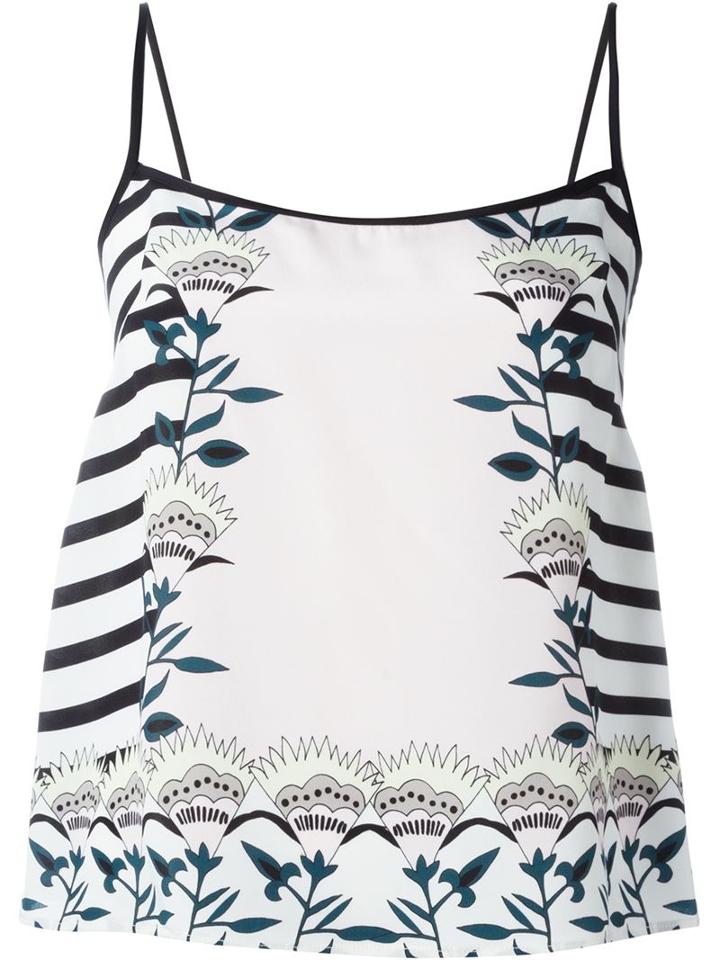 Markus Lupfer 'blooming Flower Stripe' Cami Top