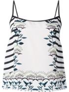 Markus Lupfer 'blooming Flower Stripe' Cami Top