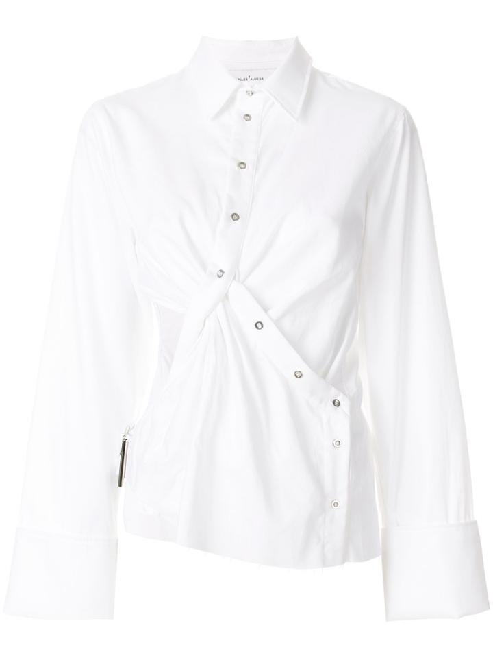 Marques'almeida Cut-out Detail Shirt - White
