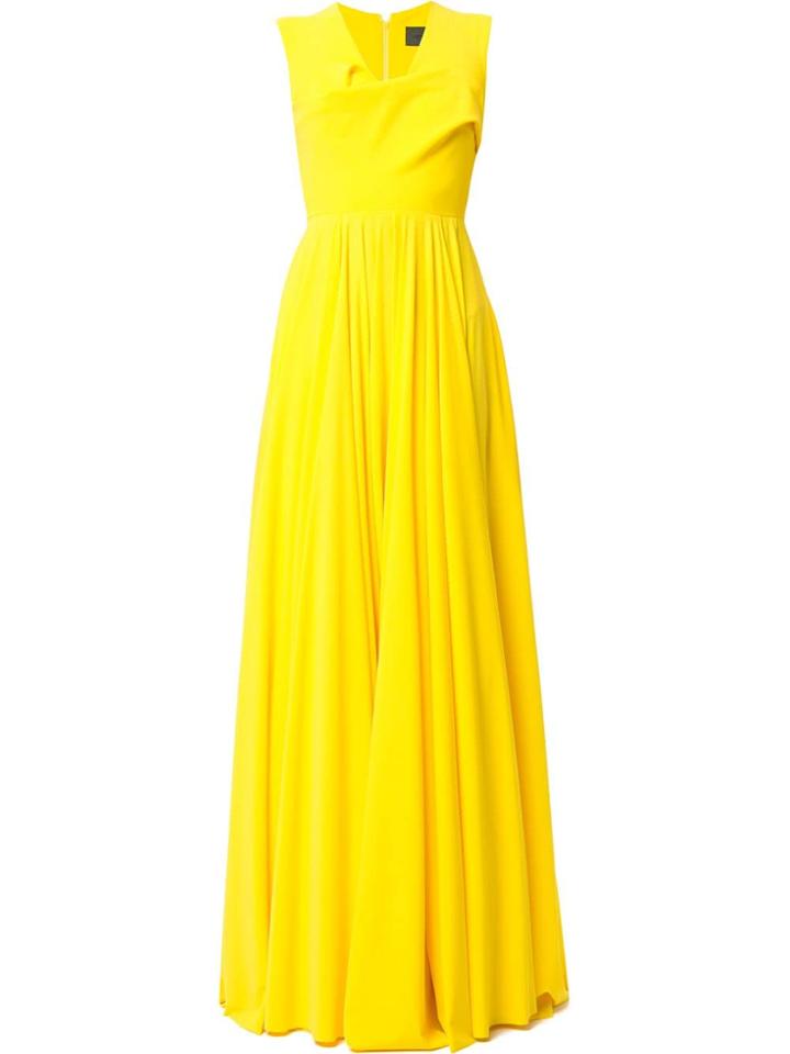 Greta Constantine Kamina Gown - Yellow