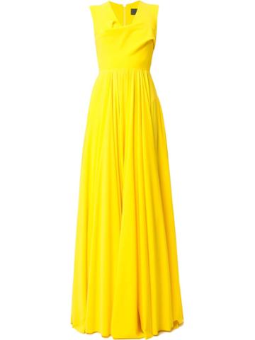 Greta Constantine Kamina Gown - Yellow