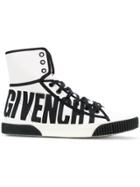 Givenchy Logo Hi-top Sneakers - White