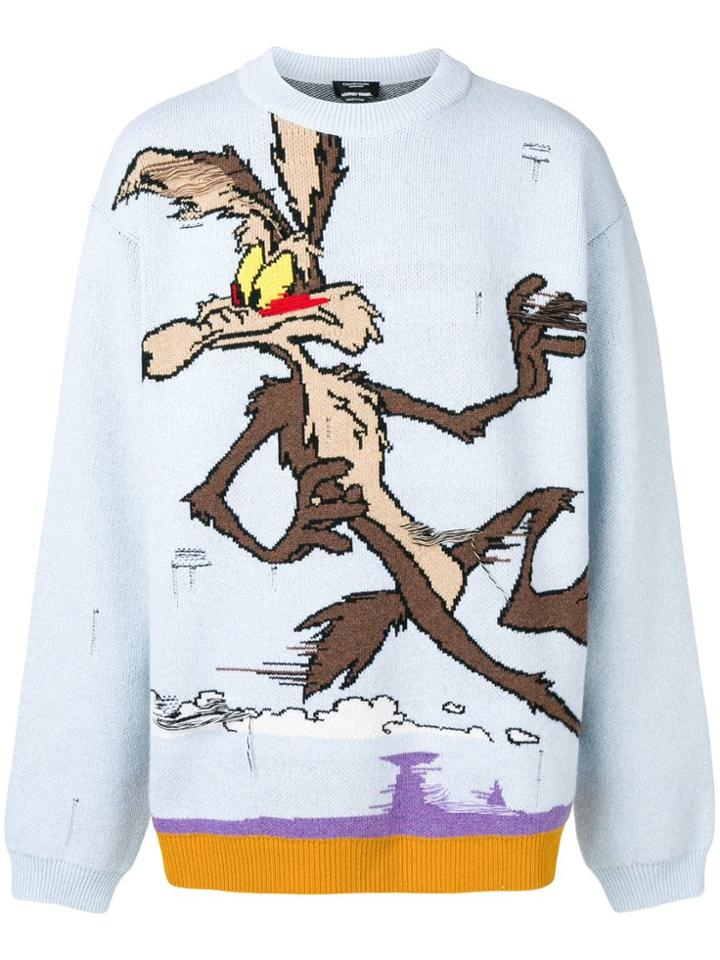 Calvin Klein 205w39nyc Looney Tunes Wile E. Coyote Intarsia Jumper -