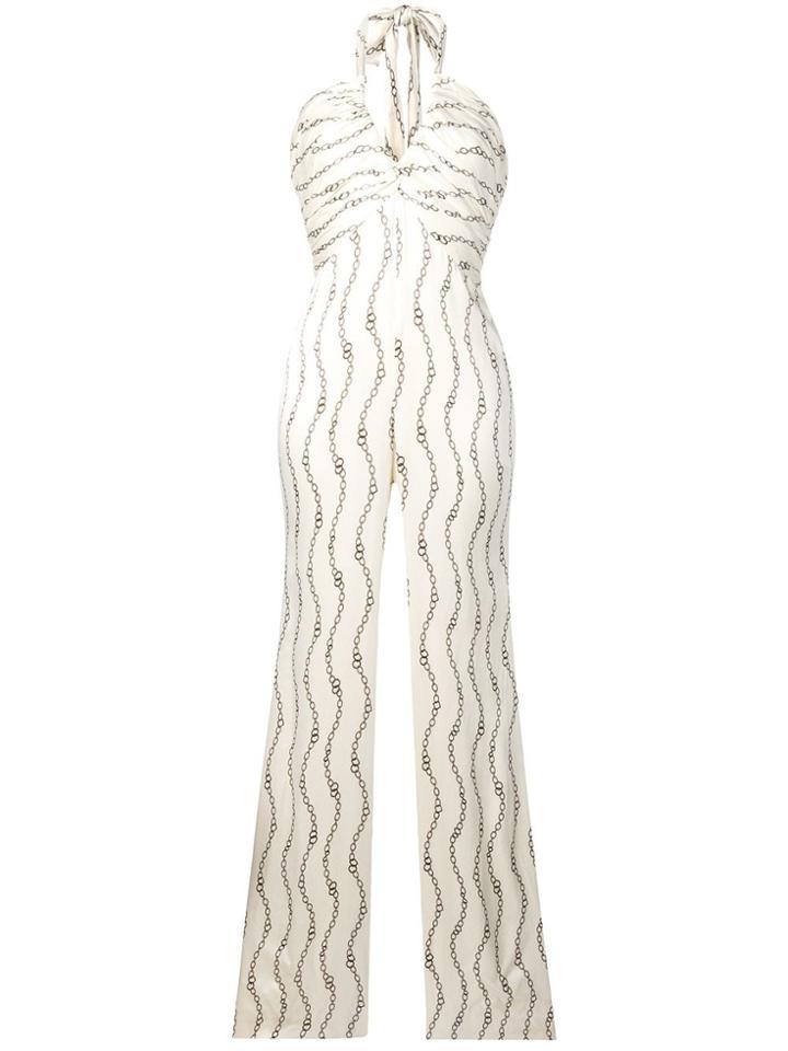 Alexis Printed Voneta Jumpsuit - Neutrals