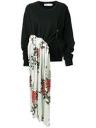 Act N&deg;1 Pin Pleat Asymmetric Sweatshirt - Black