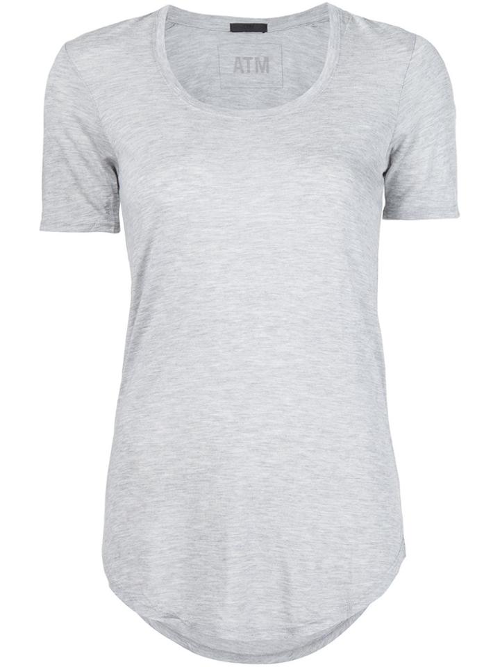Atm Anthony Thomas Melillo Modal Sweetheart Tee - Grey