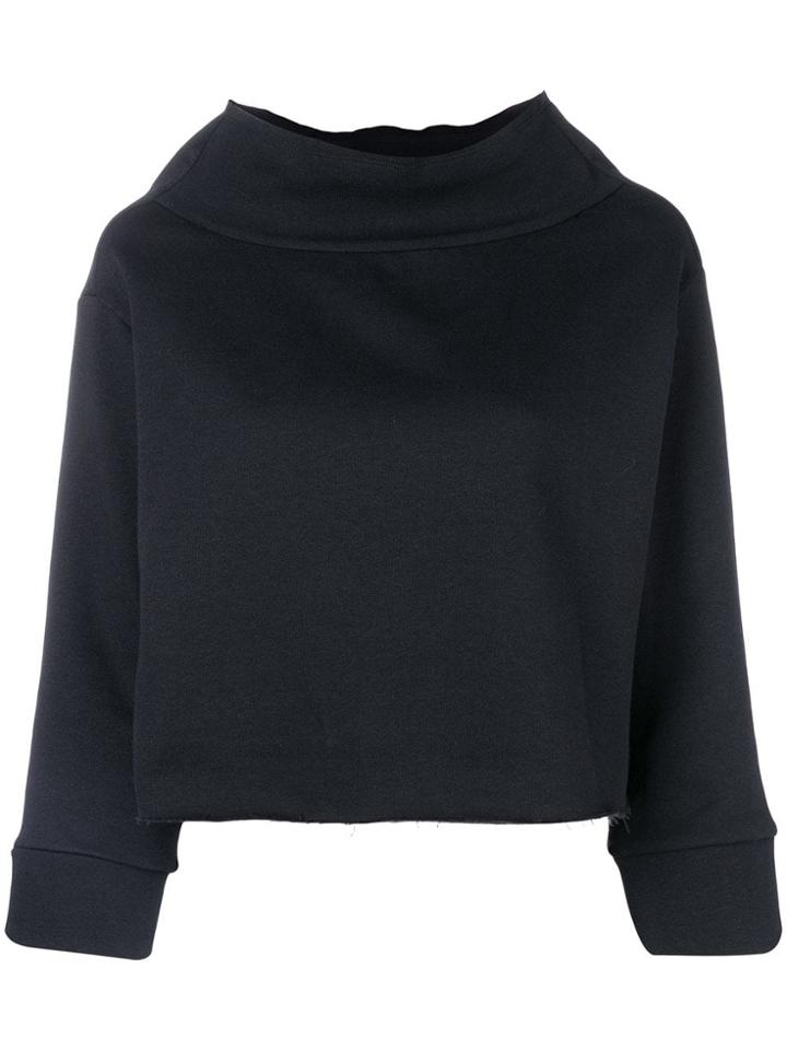 Rta Raw Edge Jumper - Black