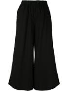 Labo Art - Wide-leg Trousers - Women - Cotton - 2, Black, Cotton