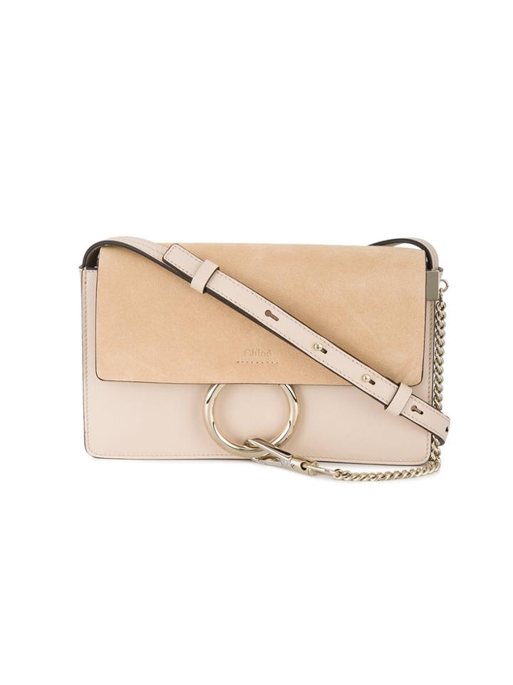 Chloé Small Clement Pink Faye Shoulder Bag - Pink & Purple