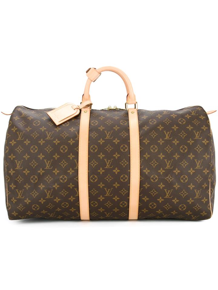 Louis Vuitton Vintage Keepall 55 Bag - Brown