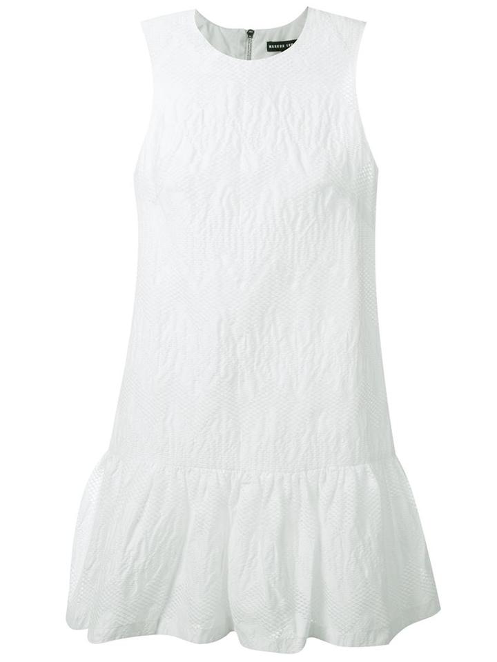 Markus Lupfer Flared Hem Sleeveless Dress