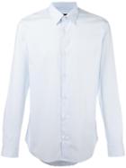 Z Zegna Classic Shirt, Men's, Size: 42, Blue, Cotton/spandex/elastane