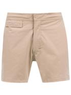 Amir Slama Mid Rise Swim Shorts - Nude & Neutrals