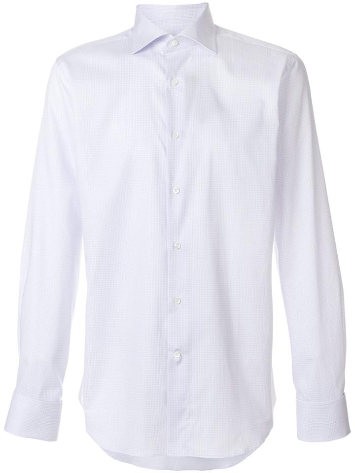 Canali Classic Shirt - Pink & Purple