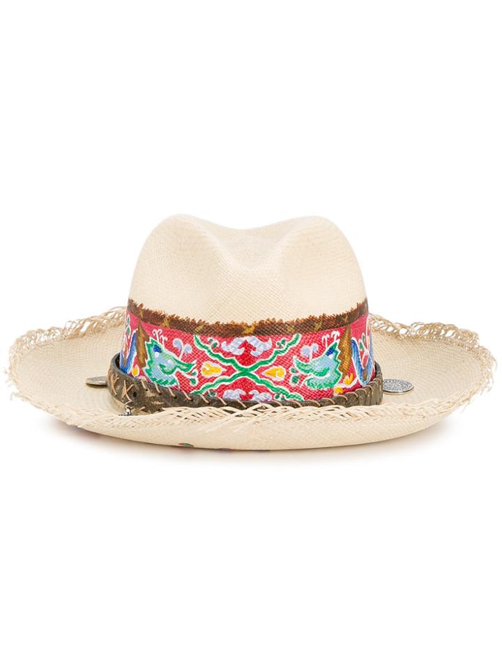 Ibo Maraca Hippie Dragon Hat - Nude & Neutrals