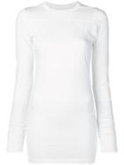 Rick Owens Long Stretch Fit Top - White