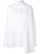 Rokh Asymmetric Button-down Shirt - White