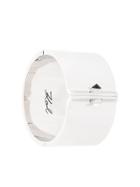 Karl Lagerfeld Cufflink Hinge Cuff - Metallic