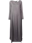 Sartorial Monk Oversized Maxi Dress - Grey