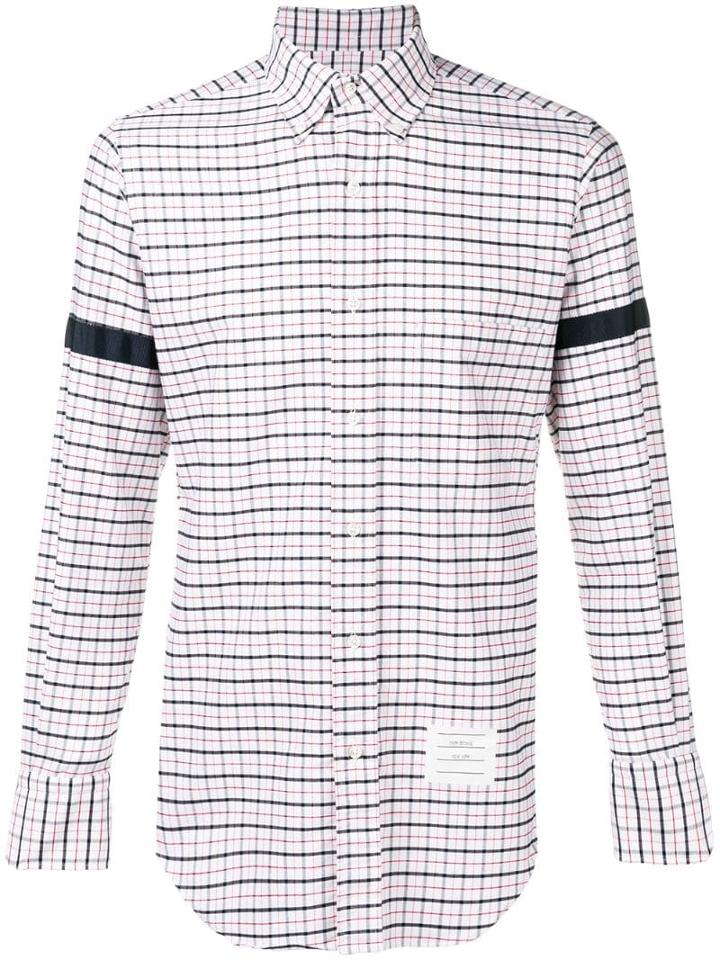 Thom Browne Windowpane Tartan Armband Oxford - Multicolour
