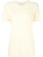 Faith Connexion Chest Pocket T-shirt, Women's, Size: Xs, Yellow/orange, Cotton