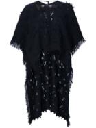 Barrie Textured Knit Poncho