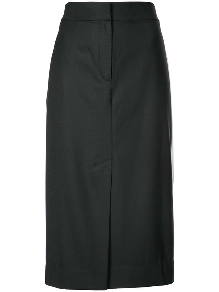 Tibi Tropical Pencil Skirt - Black
