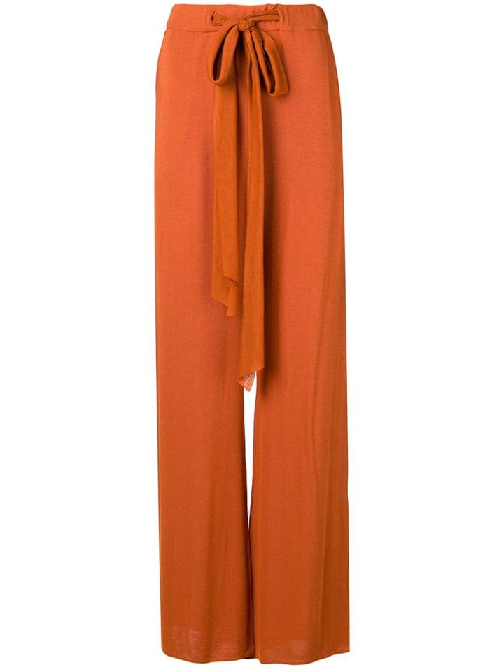 Esteban Cortazar Wide Leg Trousers - Orange