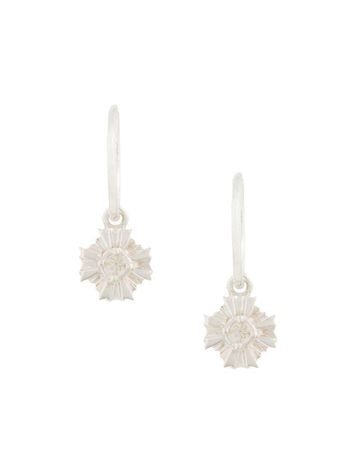 Meadowlark August Endless Hoop Earrings - Silver